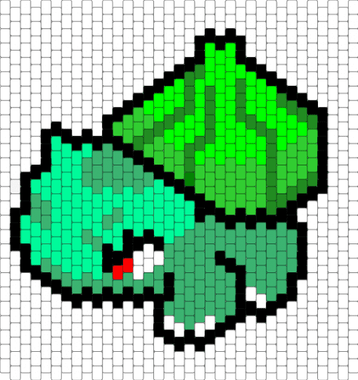 Pixel Bulbasaur Panel - white,green,panel,pokemon,bulbasaur