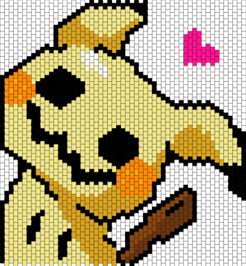 Mimikyu Panel - yellow,orange,pokemon,panel,mimikyu