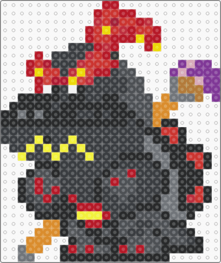 Bowser Jr Kandi Patterns - Gallery - Kandi Pad | Kandi Patterns, Fuse ...