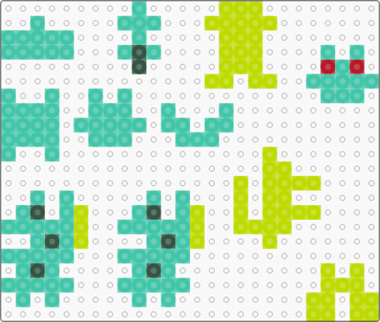 Bulbasaur 3D Pokemon - 3d, bulbasaur, green, pokemon, teal