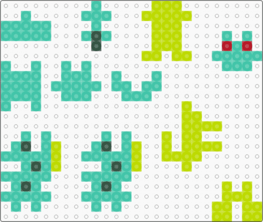 Bulbasaur 3D Pokemon - teal,green,bulbasaur,pokemon,3d