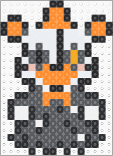 molten freddy plush - orange,gray