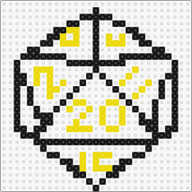 Base D20 - d20,dice,gaming,numbers,dnd,dungeons and dragons,outline,black,yellow