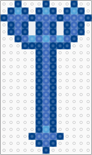 Poseidon's trident - blue,poseidon,greek god,greek,trident,greek mythology