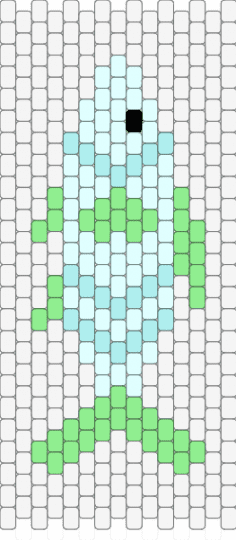 Fish Draft - light blue, teal, white