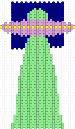 ufo mini banner - teal