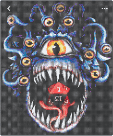 Dnd - dnd,dungeons and dragons,dice,d20,eyes,medusa,monster,scary,spooky,horror,teeth,