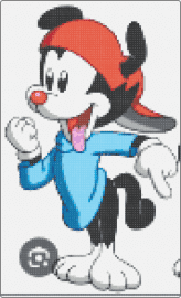 Wakko - wakko,animaniacs,character,warner bros,cartoon,tv show,nostalgia,red,light blue,white