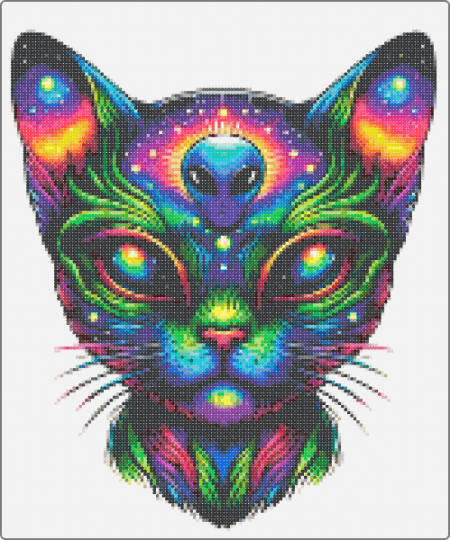Ac - white,purple,gold,green,brown,red,colorful