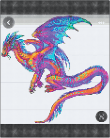 Dragon - dragon,mythological,fantasy,colorful,winged,large,creature,blue,orange