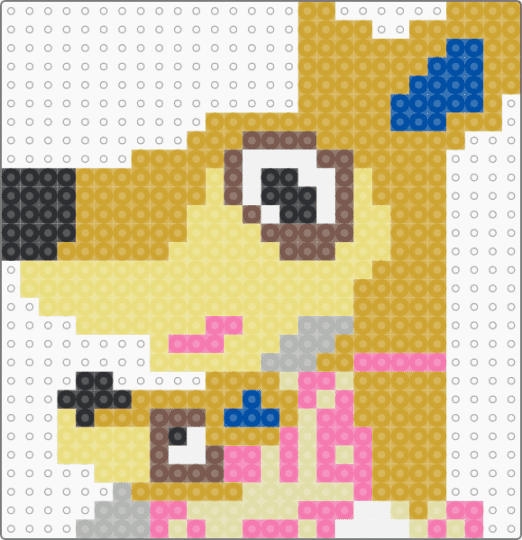 Kitt (Animal Crossing) - orange,yellow