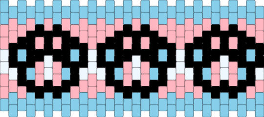 Trans Paw - light blue,pink