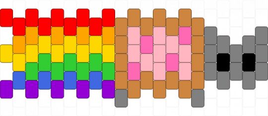 nyan cat lowkey stolen tho - orange,pink,gray
