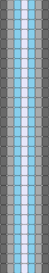 Demiboy ladder stitch - light blue,beige,gray