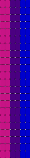bisexual labber cuff - purple,pink