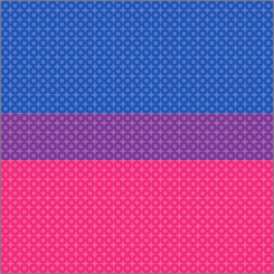 bisexual perler - blue,pink