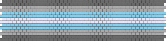 Demiboy banner - gray,beige,light blue