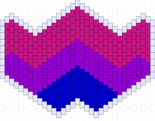 Bisexual mask - pink,purple