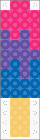 Bisexual bomb pop - pink,purple,blue