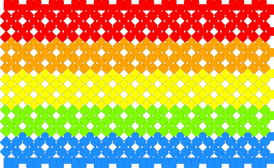 rainbow Rotator pt 2 - red,orange,yellow,light blue