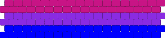 bisexual peyote cuff - pink,purple