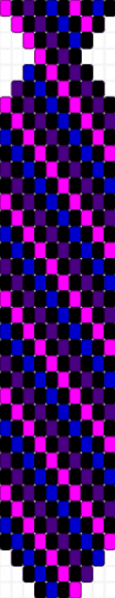 the real version of the tie - pink,purple