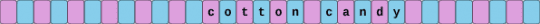 cotton candy single - pink,light blue