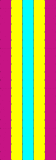 pans ladder cuff - yellow,pink