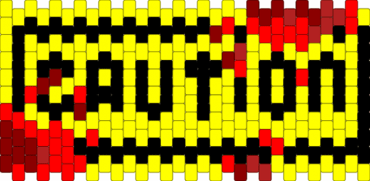 CAUTION cuff (TW BL00D) - yellow,red,caution tape,warning tape,visibility tape,crime tape,emo,blood