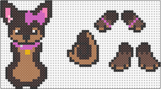 puppeyy og pattern by fluffelkay (i hope das how u spell it) - brown,tan