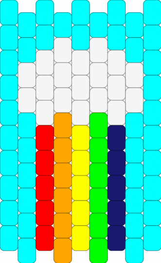 teeny tiny rainbowdash banner - light blue