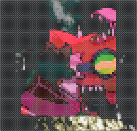 Fossil ash baby///Objectified - black,brown,pink,red,colorful,objectified,object shows,objectified comic