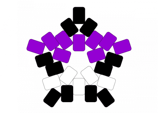 Uzi star :) (also Murder Drones) - angry emo grape, black, fandom, murder drones, purple, uzi doorman, white