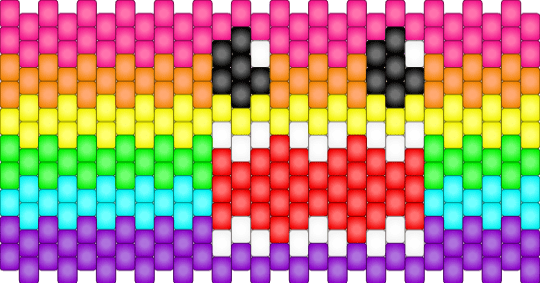 domo - pink,yellow,colorful,rainbow,domo
