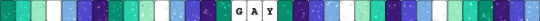 GAY FLAG SINGLE🔥🔥🔥 - teal,purple,gay,mlm,muhluhmuh,lgbt,lgbtq,lgbtqai