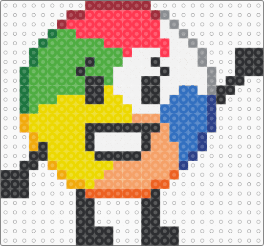 Beach Ball - Battle For Dream island Elsewhere - orange,red,green,yellow