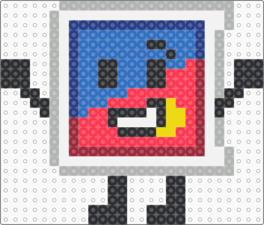 Sticker - Battle For Dream Island Elsewhere - beige,red,blue