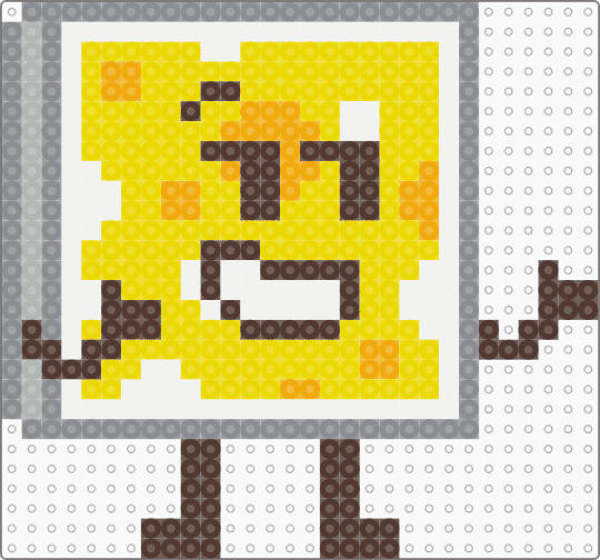 Cheese Slice - Battle For Palace Objects Reloaded - brown,gray,yellow,osc,object show