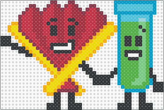 Fantube - Test Tube & Fan - Inanimate Insanity - light blue,green,red,osc,object show,ii,inanimate insanity