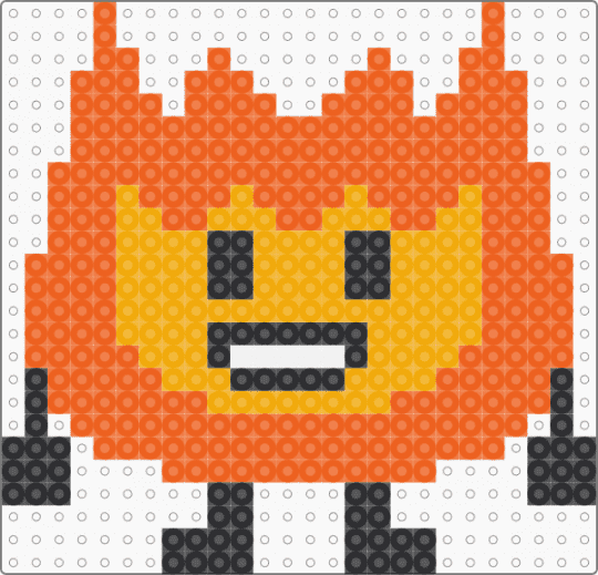 Firey - Battle For Dream Island - orange,osc,object show,battle for dream island,bfdi