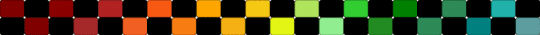Gradient ladder stitch - black,orange,green,teal,rainbow,ladder stitch,gradient,scene,scenecore