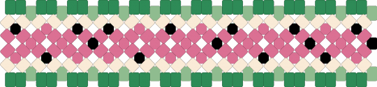 Watermelon cuff :) - black, cuff, fruit, green, pink, watermelon, xbase