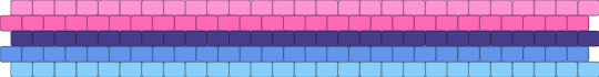 Omni cuff!!! - pink,light blue,omni,omnisexual,pride,peyote