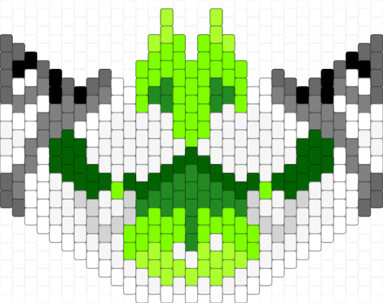 Jayde (oc) the Bat (Wip) - gray, green