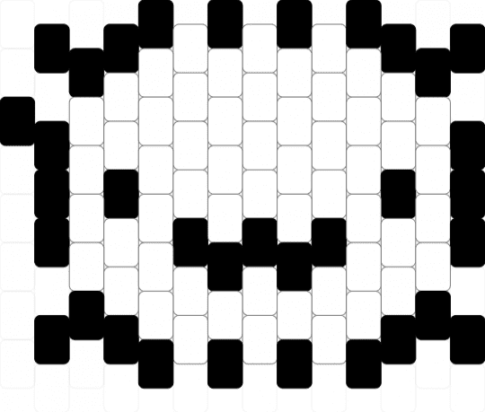 yoshi’s island fuzzy - white,black,mario,video games,charm