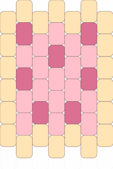 cherry poptart - beige,pink,poptart,food,charm