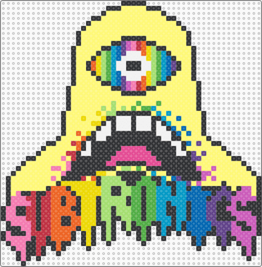Rainbow Subtronics - green, pink, yellow
