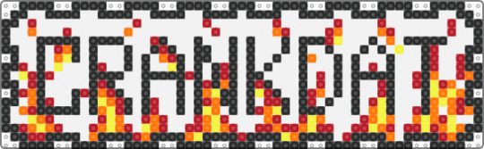 CRANKDAT Flames - white,red