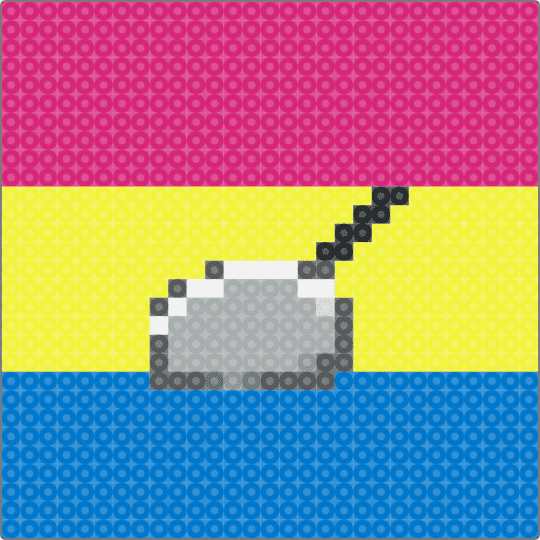 pan pan - blue, happy, pan, pink, yellow