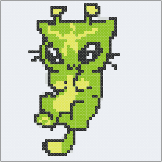 CUTE ALIEN KITTY!!!!!!! - alien, cat, cotdaliens, green, white, yellow